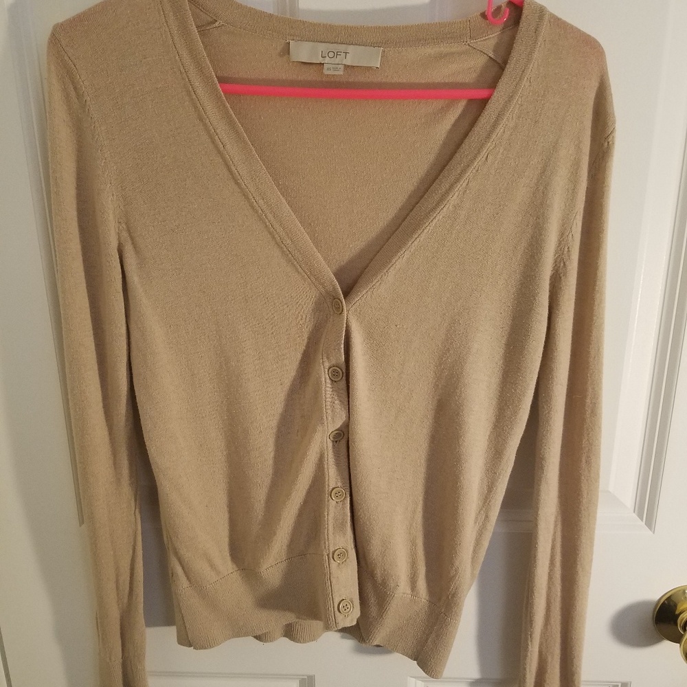 Tan Loft Cardigan